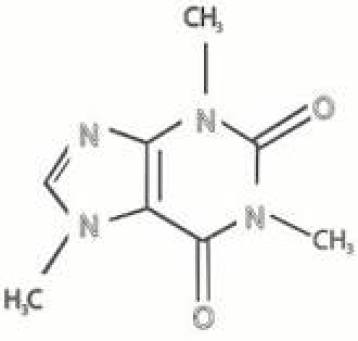 caffeine molecule....gently extracted with the assistance of water from its natural storage system...